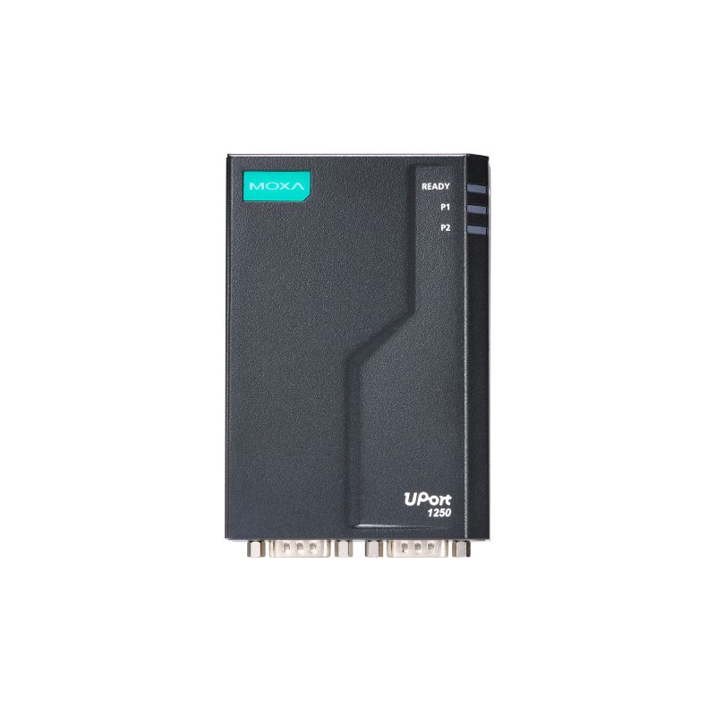 Moxa UPort 1250-G2 2埠 USB轉RS-232/422/485串列轉換器